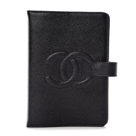 CHANEL Caviar Timeless CC Ring Agenda Planner 